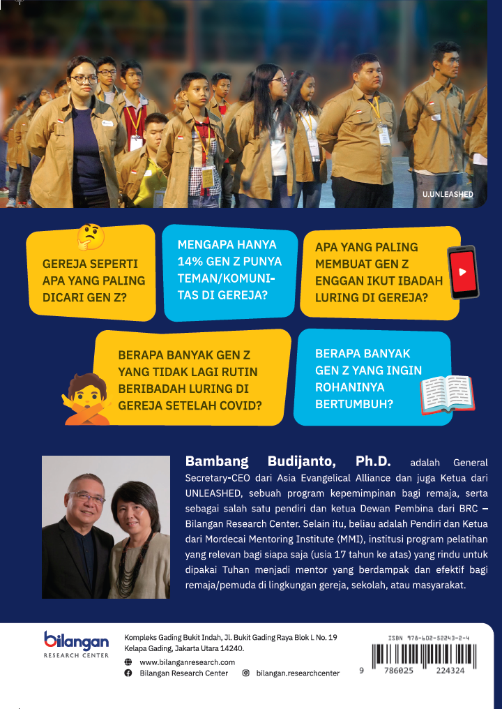 Gen Z & Gereja di Indonesia - Cover Belakang
